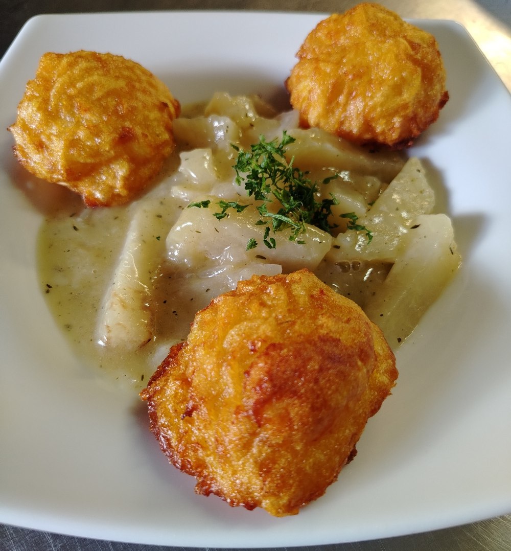 Mühlenbaggers mit Kohlrabi