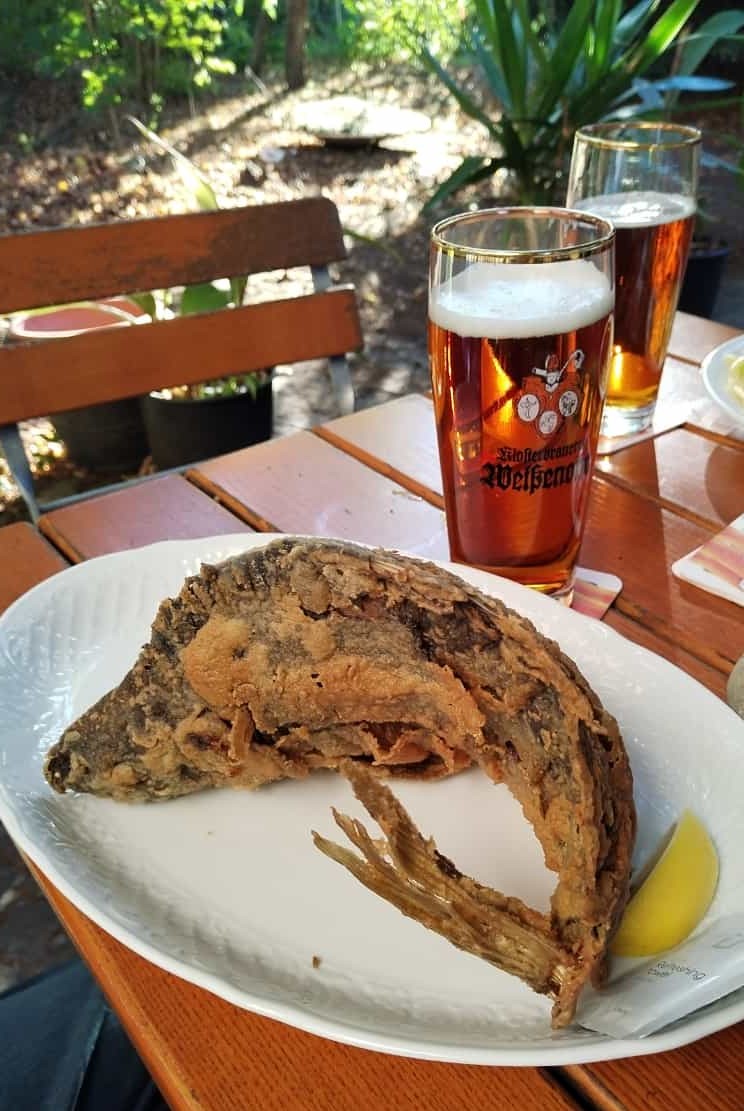 Karpfen und Weißenoher Bier